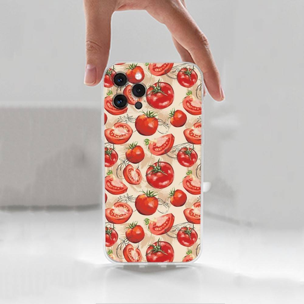 Фруктовая P-Раскраска Для iPhone 12, Mini, 16, X, 13, XR, 15, Pro, 17, Plus, 11, Max, 14, SE, XS, Прозрачный Мягкий Чехол