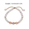 Женский жемчужный браслет, украшение, на день рождения, регулируемая ручная цепочка, браслет, свадебное украшение для помолвки, ювелирное изделие, женский