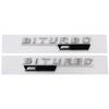 2Pcs 3D Biturbo 4matic Fender Badge Letter Emblem Sticker For Mercedes Benz C43 E43 GLC43 GLE43 Car Accessories AT1 b18