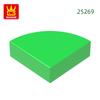 884 шт./Лот 25269 Плитка Круглая 1x1 Четверть Блока Moc Hue Аксессуары Совместимые с Кирпичом DIY Детская Игрушка Прочный Ящик