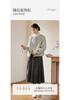 New Chinese style short double-sided woolen coat