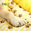 Comfortable Small Dog Bed Banana Cat Bed, Cozy Kitten Snuggle with Raised Edge, Breathable Mesh Cover, Funny for Indoor Cats Dogs Decorative Pet Home