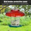 Plastic Protective Dome Cover for Hanging Birds Feeder Weatherproof Hummingbird Feeder Rain Guard Squirrel Baffle for Outside