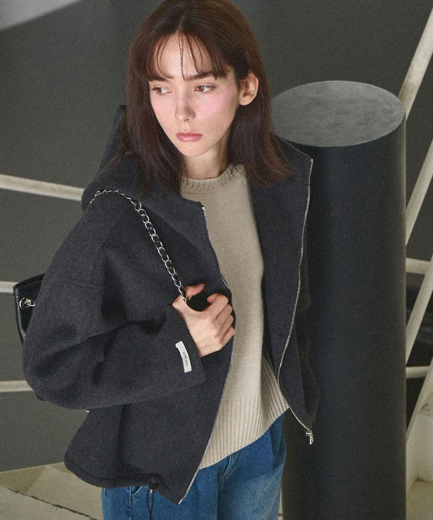 SLOWLOLLI Urban Hooded Handmade Coat_2 Colors