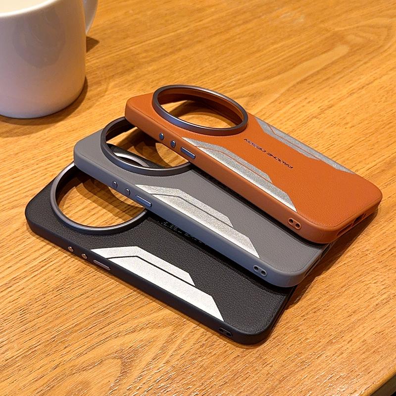 Для Xiaomi Mi 17 Ultra Чехол Роскошный Магнитный Чехол-крышка из ПУ Кожи MagSafe Защитная Задняя Крышка для Xiaomi Mi 17 15 14 Ultra