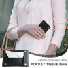 Карманный держатель для салфеток, мягкий держатель для салфеток, многоразовый дорожный чехол из бумаги и искусственной кожи, гигиенические пакеты для ванной комнаты, маленькие
