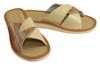 Women's open slippers, women's slippers cappuccino/beige 36