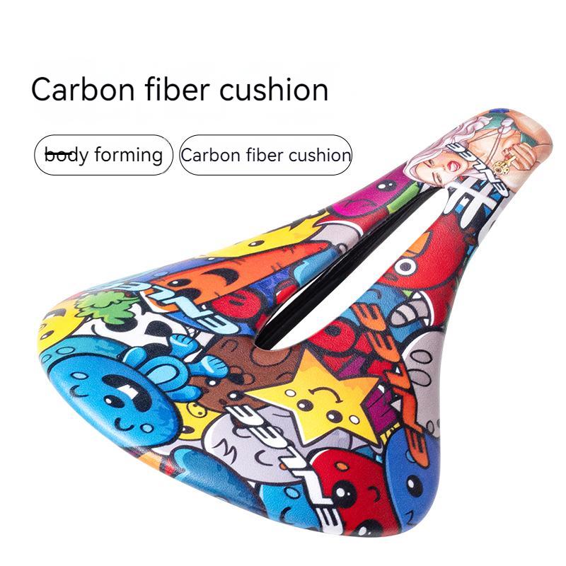 Велосипедное седло MTB для горного шоссейного велосипеда, седло из искусственной кожи с гелем, удобное ударопрочное велосипедное седло