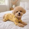 Cartoon Printed Dog Base Coat Warm Dog Jumpsuit Cute Dog Home Clothing  Casual Wear