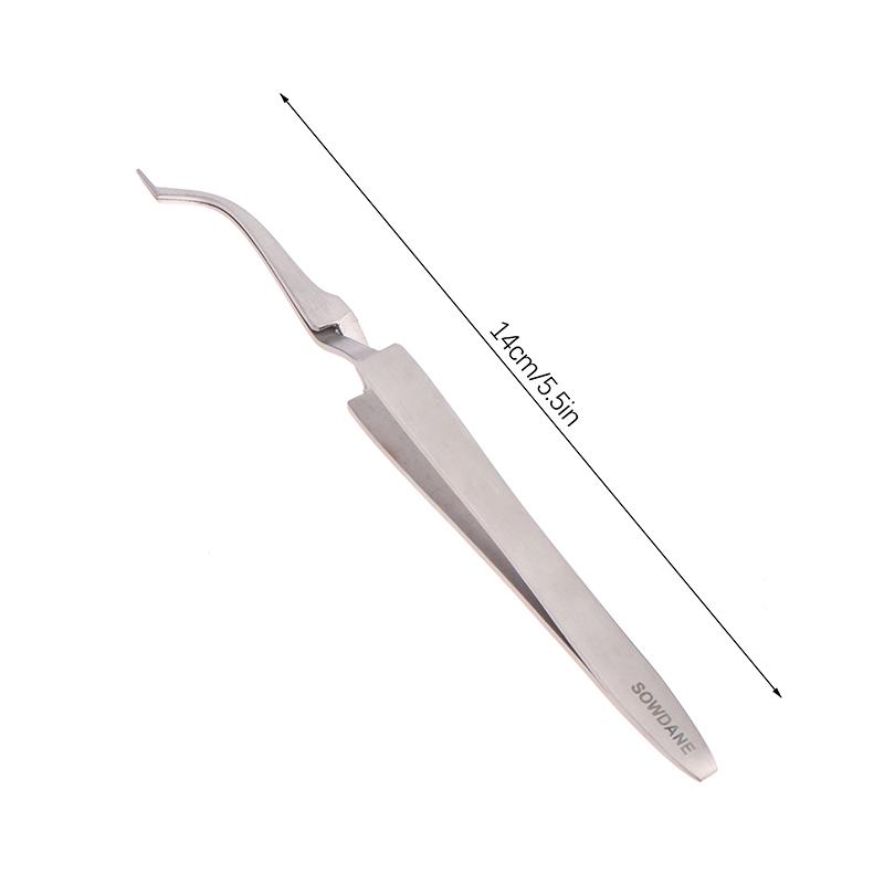 1 шт. Стоматологический ортодонтический задний щечный туб для бондинга Пинцет Держатель брекета Орто Позиционер брекета Инструмент из нержавеющей стали