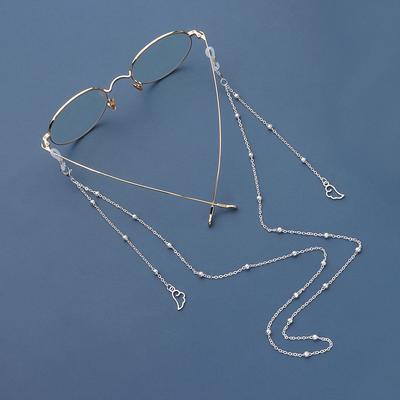 Модные противоскользящие металлические уличные цепочки для очков, ремешки для солнцезащитных очков, ремешок для очков, веревка для очков