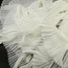 Handmade Pleated Organza Fabric Light Chiffon DIY Material New Wrinkled Cloth Fabric  Summer