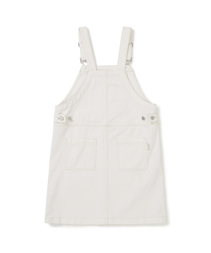 Snow Peak Apparel Denim Overall Dress (S25Zwfop77) Ivory