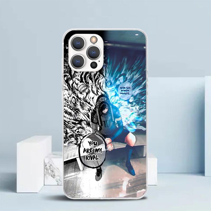 Чехол для телефона Blue Lock Football Anime для iPhone 16 17 Air 16E 15 14 Plus 13 Mini 12 11 Pro Max 7 8 + SE 2020 Мягкая задняя крышка из ТПУ