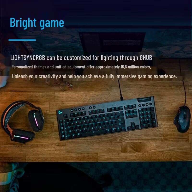 Logitech G915 X Low-Profile Wired RGB Mechanical Gaming Keyboard
