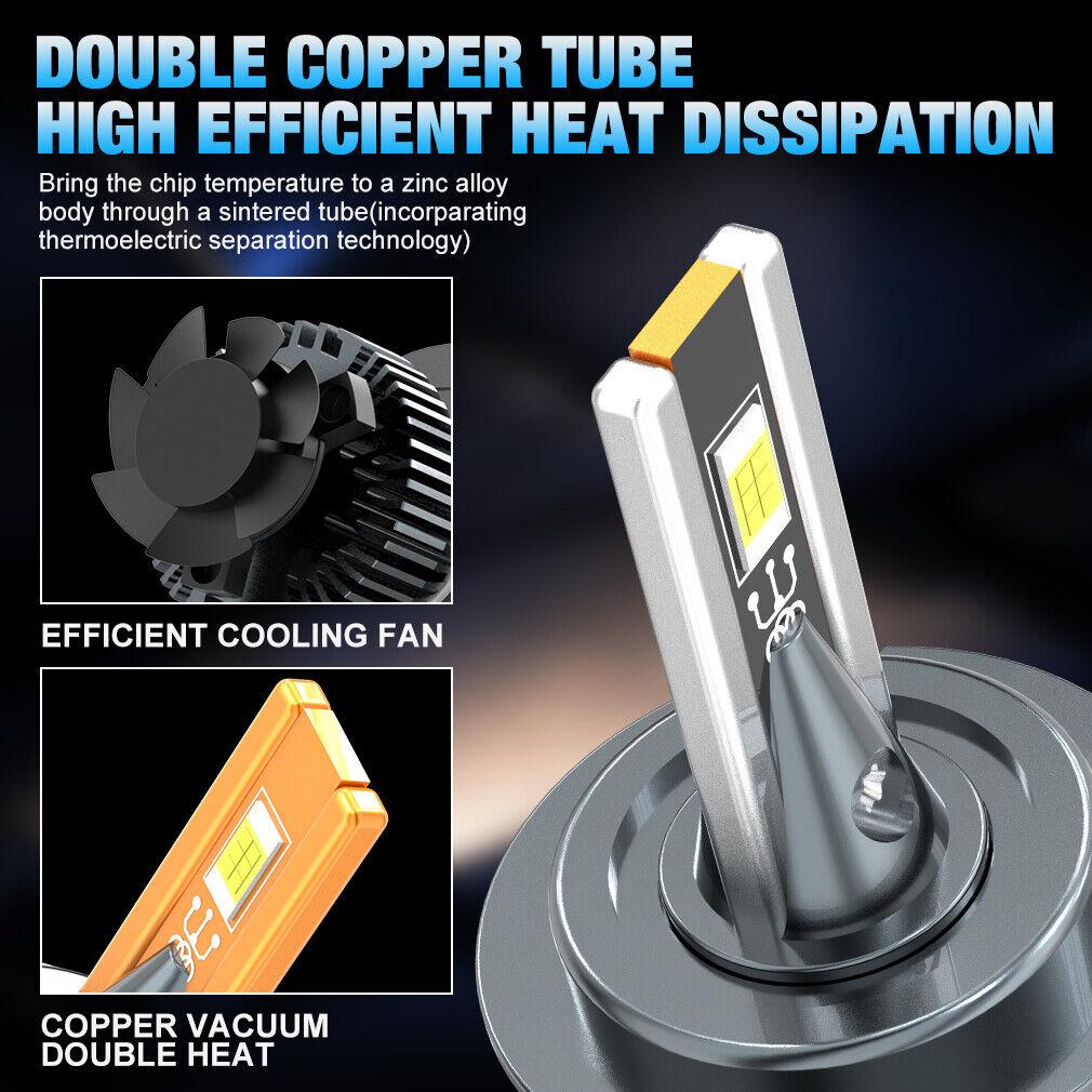 2 шт. светодиодные лампы H7 H4 для фар 6000K H1 H8 H11 Led 9005 HB3 9006 HB4 Auto Lamp 9012 Hir2 Super Bright 40000LM 80W Canbus CSP Chips Turbo Headlamp