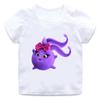 Sunny Bunnies Print Cartoon Kids Summer Casual Top Soft Tees Men Women Adults Children Boy Gril Kids Parent Child Cotton T shirt