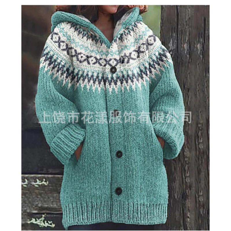 2026 Halloween Animal 3D Printed Hooded Cape Sweatshirt Women Streetwear Casual Long Sleeve Pullover