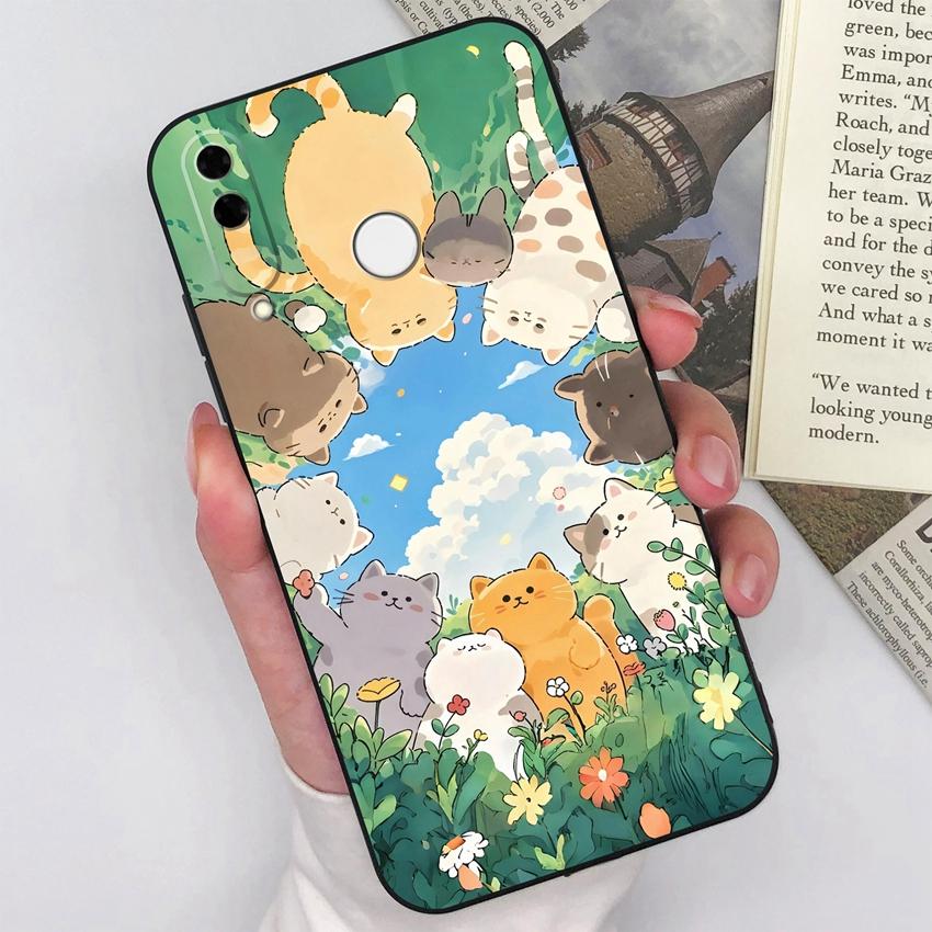 For Itel S15 S16 S17 S18 S23 P15 P17 P36 P37 P38 P40 Phone Case Playful Cat Patterns Fashion Shell Matte Silicone Dustproof Back Cover For Itel Casing