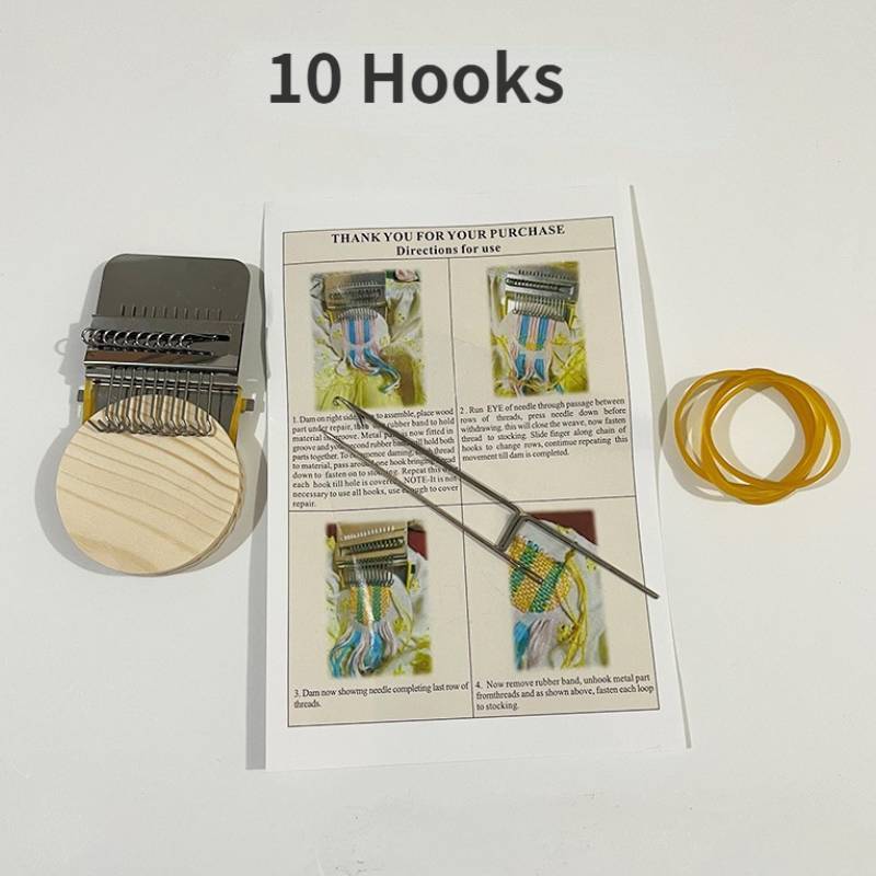 Домашняя вязальная машина DIY с иглами из нержавеющей стали для личных творческих проектов
