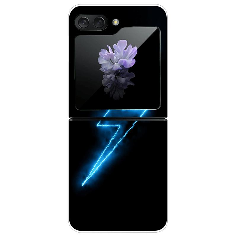 Прозрачный чехол для Samsung Z Flip7 5G Модный принт Жесткий ПК Прозрачная крышка для телефона для Galaxy Z Flip 7 Защитные чехлы-футляры