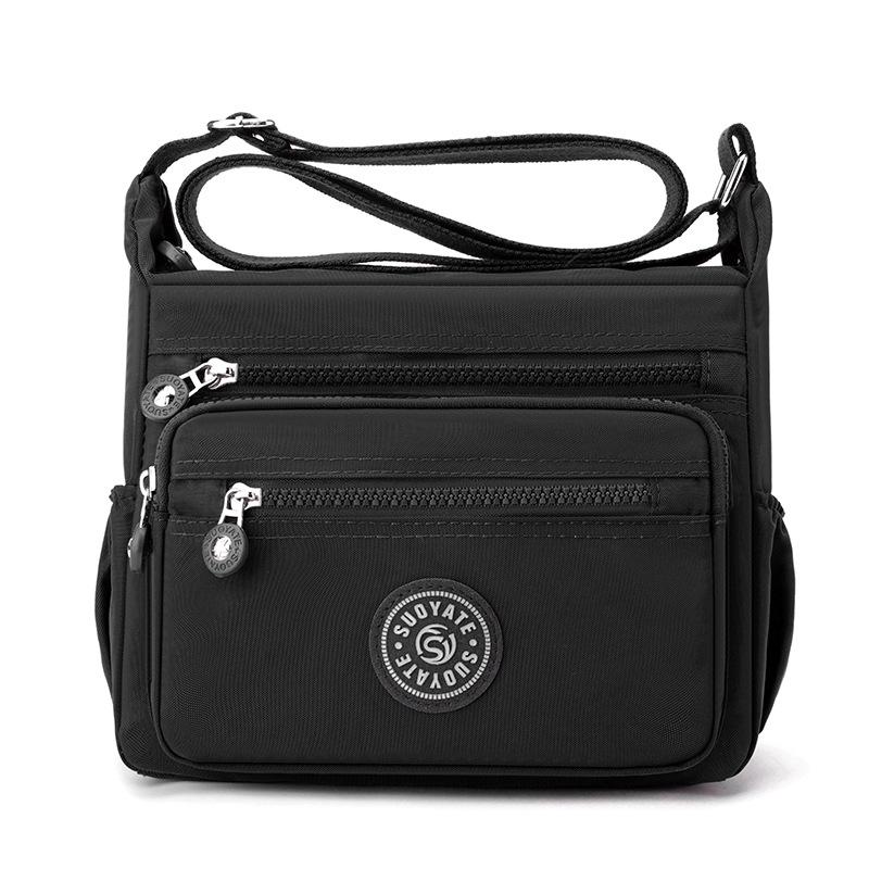 Nylon Shoulder Bag Women's Crossbody Bag Middle-aged Mother's Bag Large Capacity Lightweight Bag