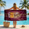 Queensland Maroons Fashion Beach Towel Portable Soft Quick Dry Towel For Swimming Camping Holiday Use