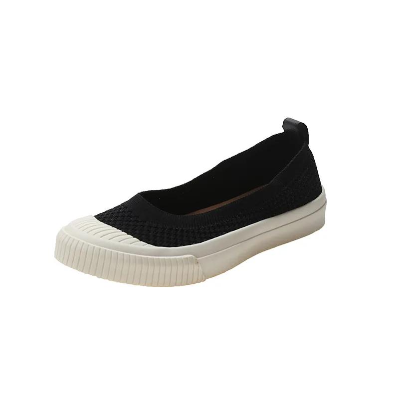 2024Shallow Mouth Casual Woman Shoe Slip-on Round Toe Female Footwear Loafers With Fur Soft New Slip On Summer Moccasin R