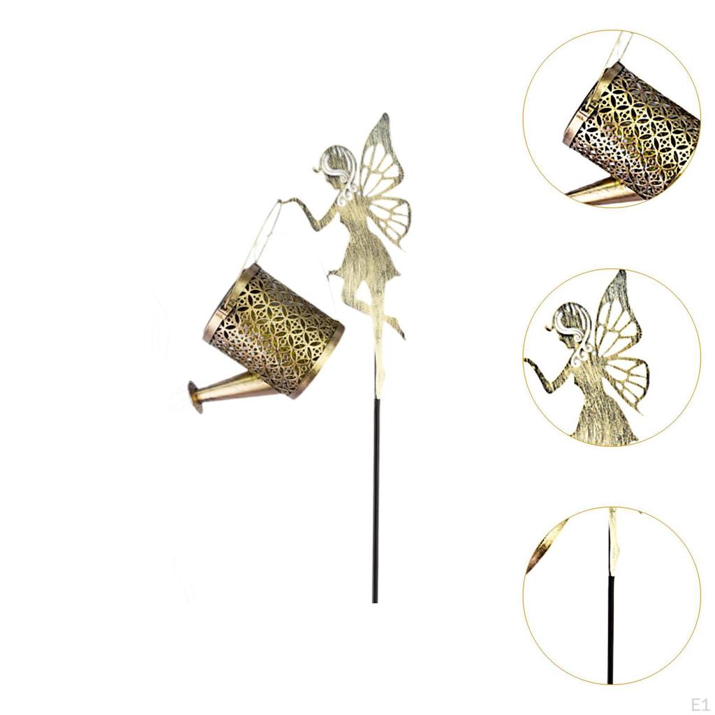 Солнечный светильник для лейки, уличный сад, украшение, ландшафтный светильник, забор, вода