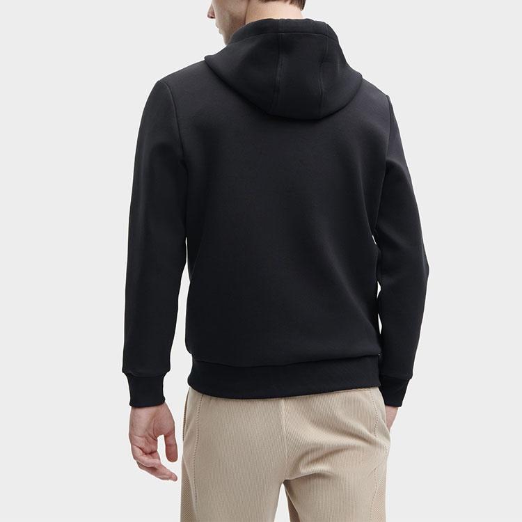 FILA Heritage Sweatshirts Men's Jet Black Hooded Moderate Regular F11M348207F-BK