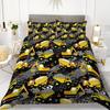 Excavator Tractor Duvet Set Cartoon Truck Bedding Set