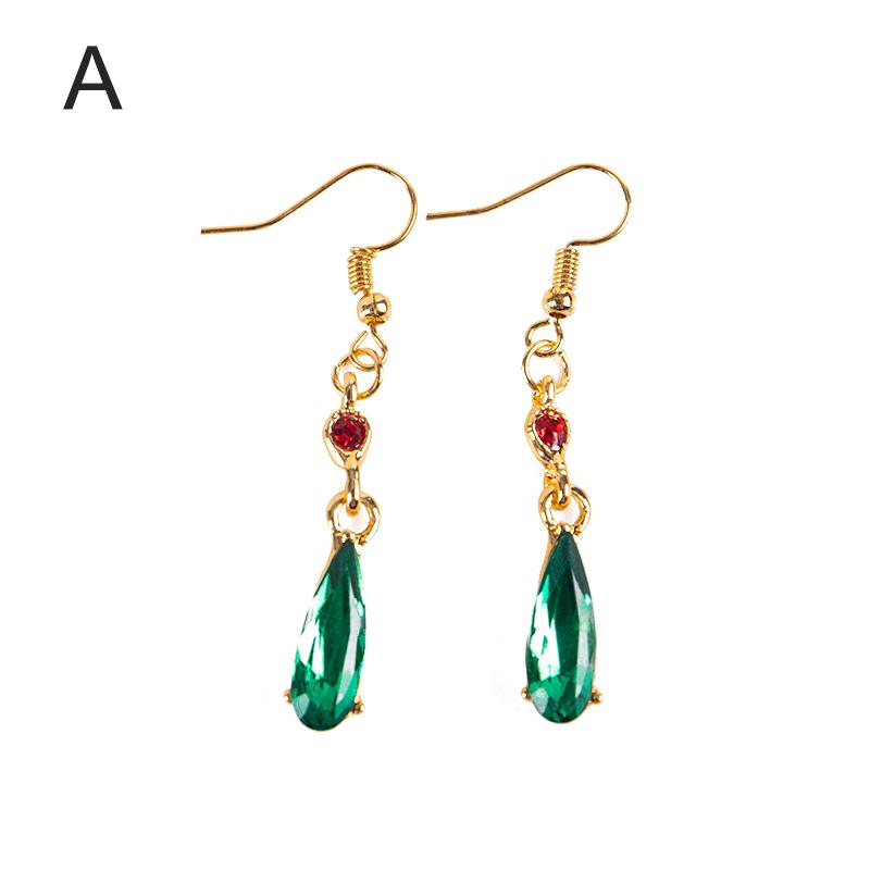 1 пара сережек-гвоздиков в виде замка в стиле аниме Howl, аксессуары для косплея, подарок