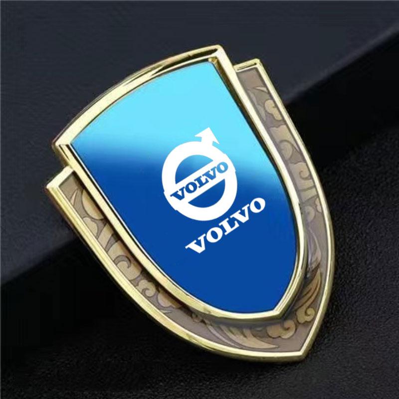 3D Metal Car Side Fender Trunk body Emblem Badge sticker for Volvo XC60 S90 XC90 S60 XC40 V60 V90 S40 Volvo EX30 C40 Accessories
