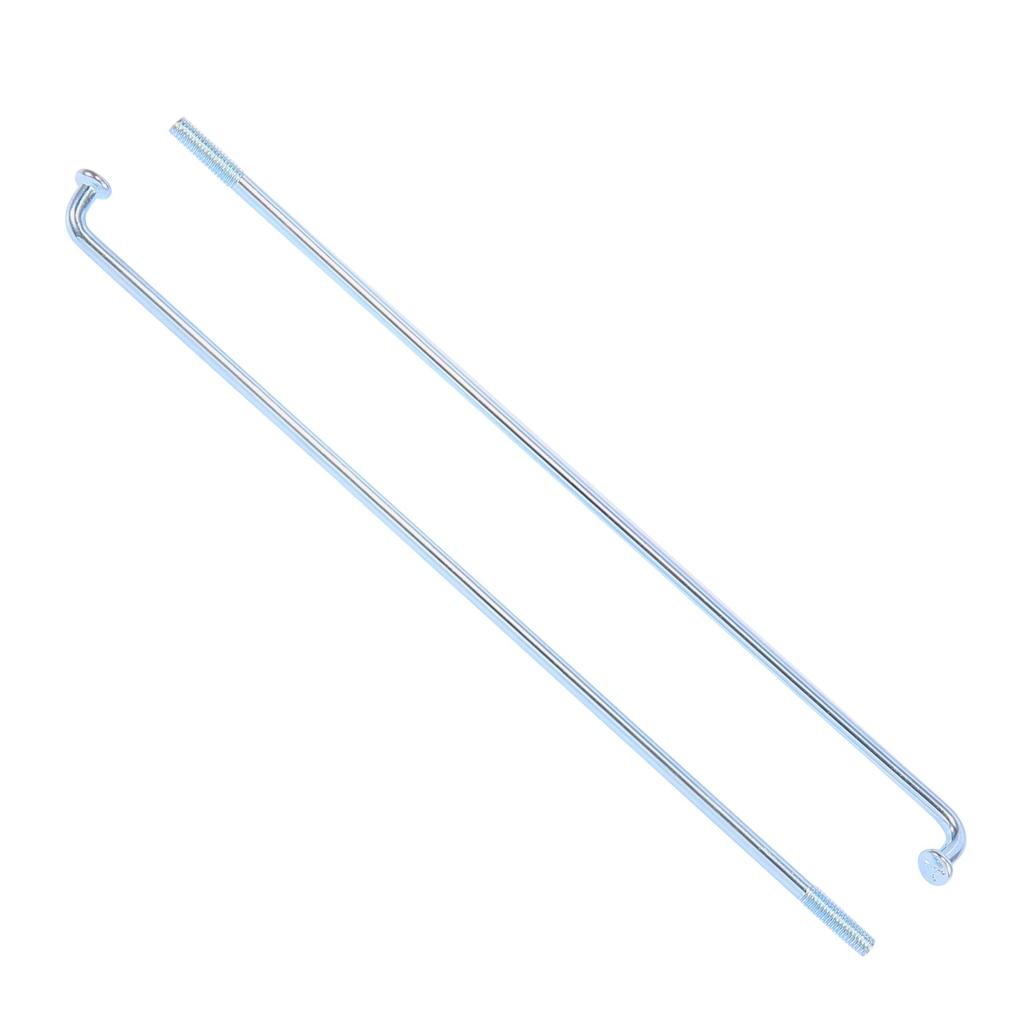 Мотоциклетные ниппели спиц колеса Motoforti, диаметр резьбы 3 мм, длина 160 мм, серебристый тон, 36 штук