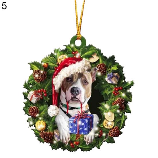 Рождественская подвеска Уникальное изысканное исполнение Собачьи украшения ADM