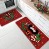 ВИКАМА 1/2 шт. Рождественский кухонный коврик для пола Домашний декоративный длинный ковер Входной коврик для помещений и улицы Добро пожаловать С Новым годом