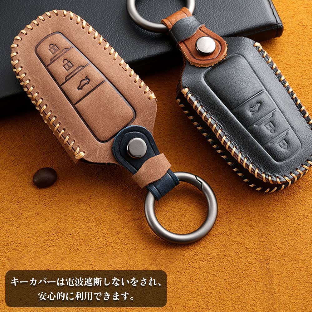 Чехол для ключа Toyota, чехол для смарт-ключа, чехол для ключа из натуральной кожи с полной защитой, чехол для ключа TOYOTAC-HR Prius 50 series, подходит для