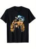 Unisexs Retro Pattern Sci Fi TV Series Tshirt Summer New Cotton Unisex Casual Fashion Tshirt