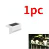 1 шт. светодиодный солнечный путь лестничные светильники IP65 водонепроницаемый открытый сад двор забор настенный светильник лестница ночник