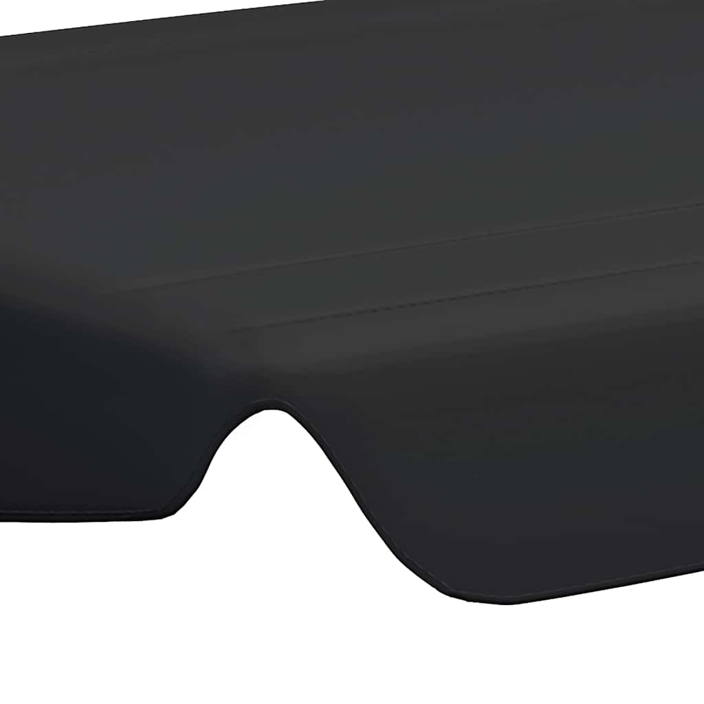 Replacement Canopy for Hammock Swing Chair Black 188 168 x 145 110 cm