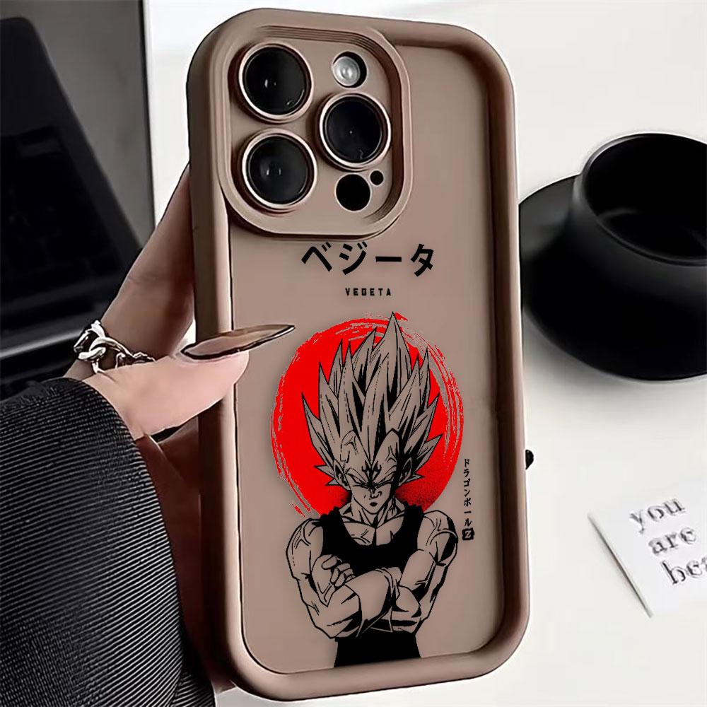 D-Dragon Ball Z Goku Vegeta Phone Case For iphone Apple 17 AIR 16 16E 11 12 13 14 15 XR Plus Pro Max Silicone Case Funda Shell