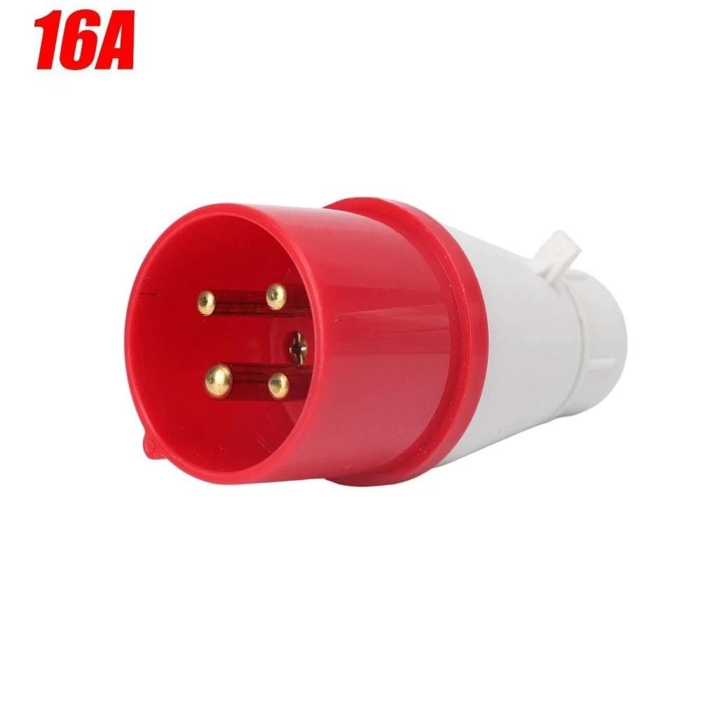 3PIN 4PIN Industrial Socket IP44 Rated Waterproof Connector Electrical Connection