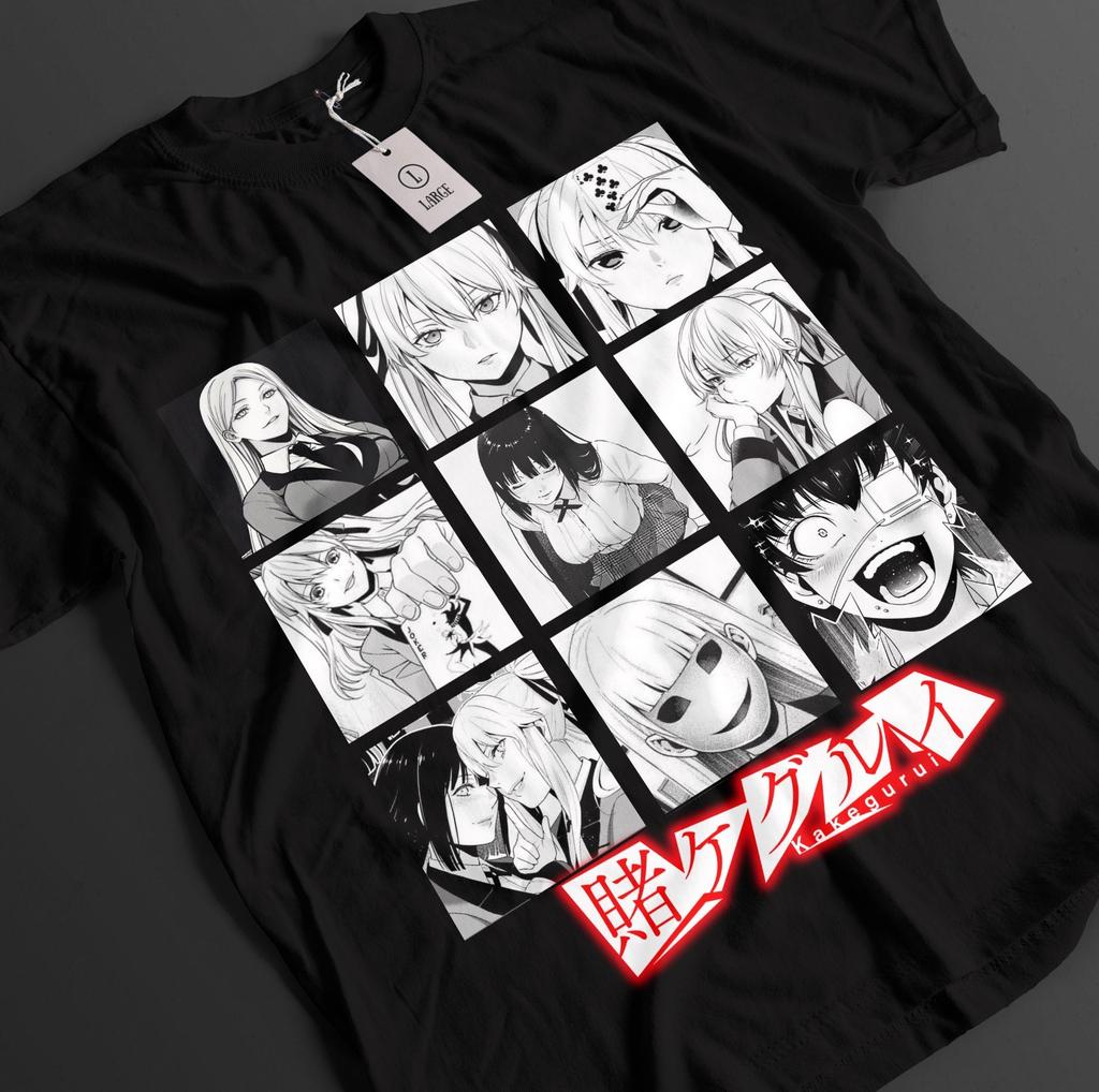 Kakegurui Shirt Yumeko Tshirt Mary TShirt Kirari Top Ryota Mind Anime Game Tee
