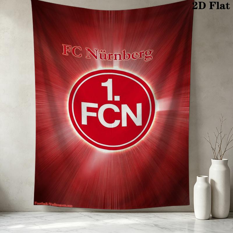 1 FC Nürnberg Wall Tapestry Aesthetic Wall Hanging Printed Fabric Blanket Decorative Tapestries for Bedroom Living Room Home Decor