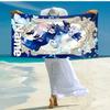 Personalized customized proof beach towel with Genshin Impact Furina pattern - soft, absorbent,quick-drying,perfect swimming,camping&bathing