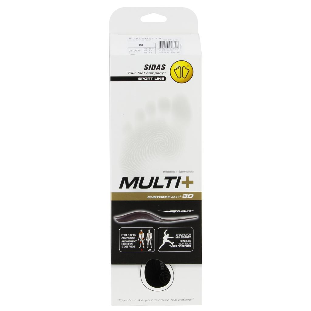 Sidas Стелька All Round Type Multi Plus L 20121263 Черный [SIDAS] L(27.0см-28.0см)