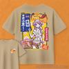 2026 Summer One Piece Anime SPICY NAMI Printed Loose Shortsleeved Pure Cotton Childrens Tshirt Tide Unisex Casual Loose Y2k