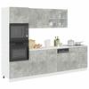 VidaXL 7-piece Kitchen Furniture Set "Lyon" In Concrete Grey Engineered Wood 3324856