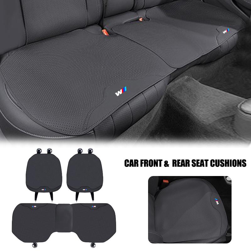 For BMW E87 Car Seat Cover Sweatproof Breathable Anti-slip Seat Mat Pad For BMW M E46 E36 E34 F10 E90 F30 E60 F30 E53 E30 E92 E87 Sticker