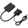 Адаптер-кабель VGA на HD Multimedia Interface с аудиокабелем, конвертер VGA 1080P